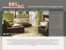 Tablet Screenshot of bbs-ag.ch